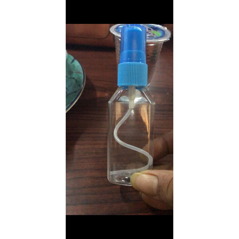 Botol Plastik kosong 60ml/Botol parfum Helm/Spray Drat TERMURAH
