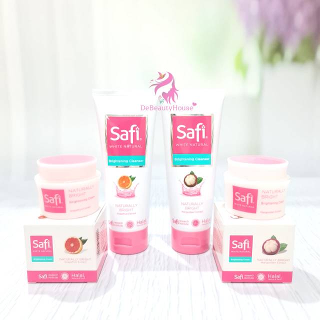 SAFI White Natural Brightening Series (Cleanser / Cream) - Grapefruit / Mangosteen