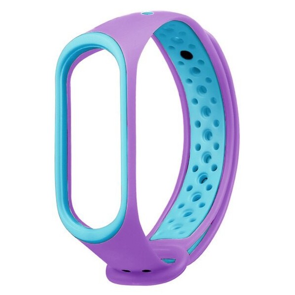 Sporty Strap Mi Band 4 / Mi Band 3 / M6 M5 M4 M3 Tali Jam Sport Xiaomi Mi Band OASE Sneakers-Ungu Biru