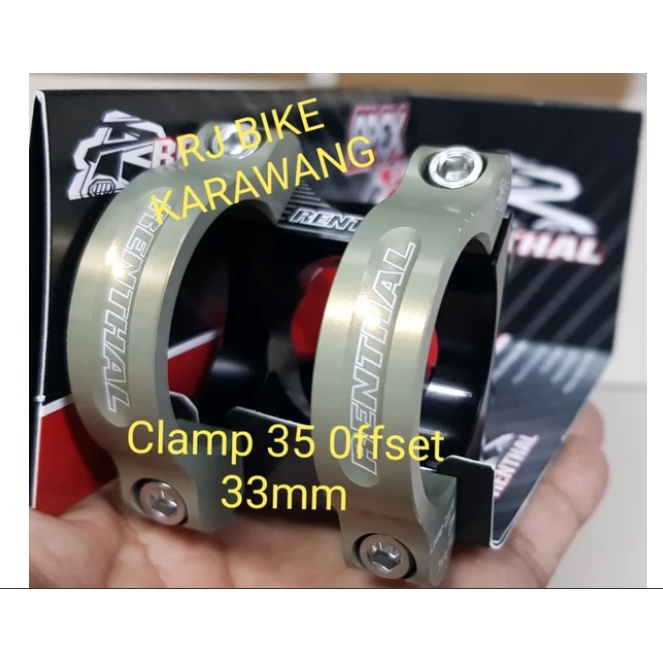 Stem Renthal Apex panjang offset 33 mm Diameter Clamp 35 mm