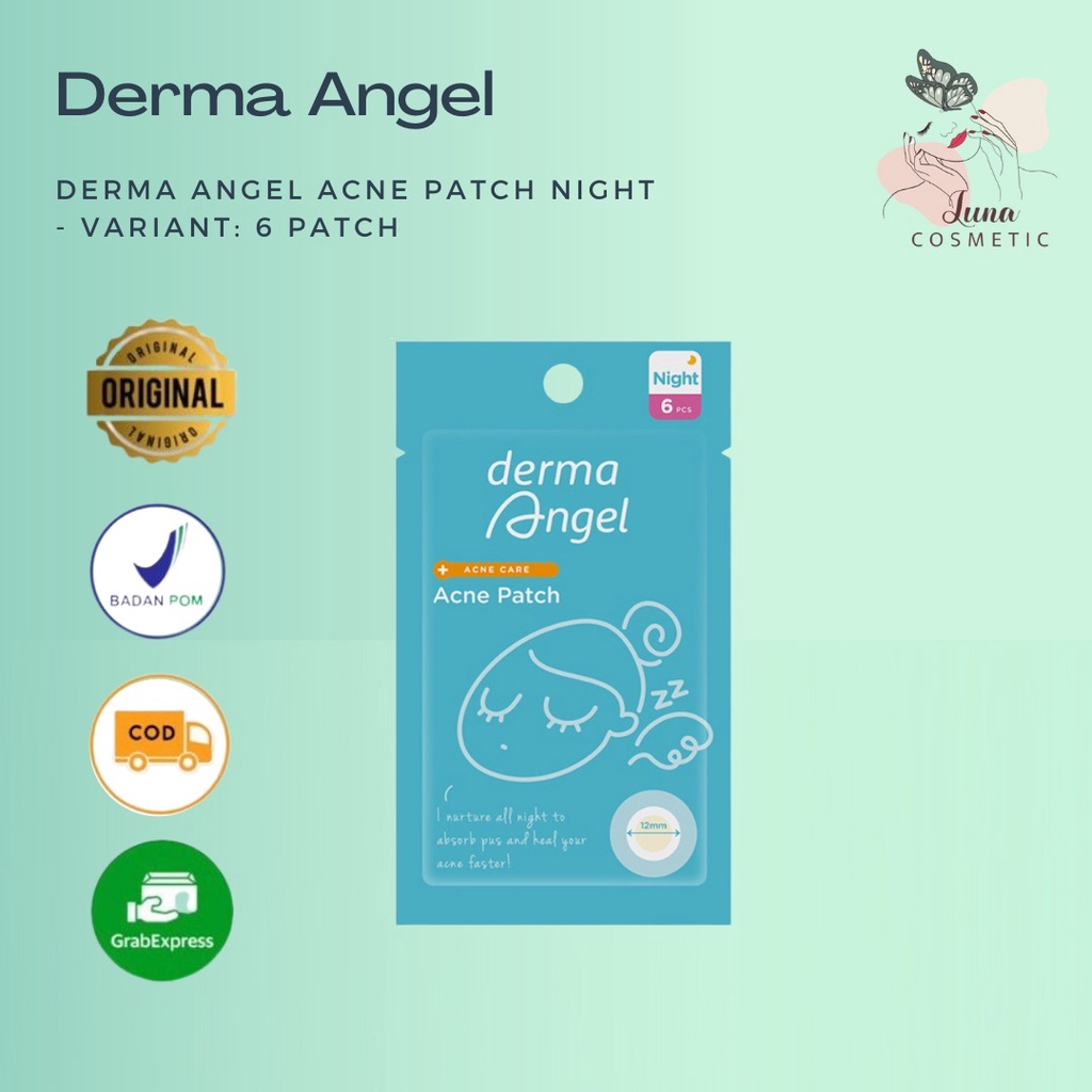 Derma Angel Acne Patch Night 6 - variant 6 Patch BPOM
