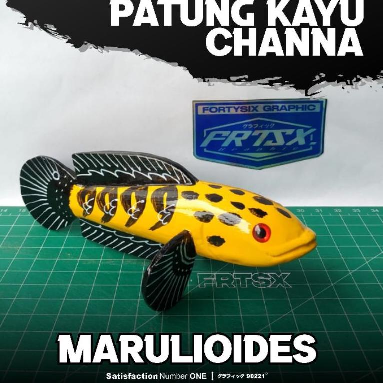 Buruan Beli.. Patung Penggoda Channa | Patung Channa | Wayang Channa | Patung ikan Channa 91