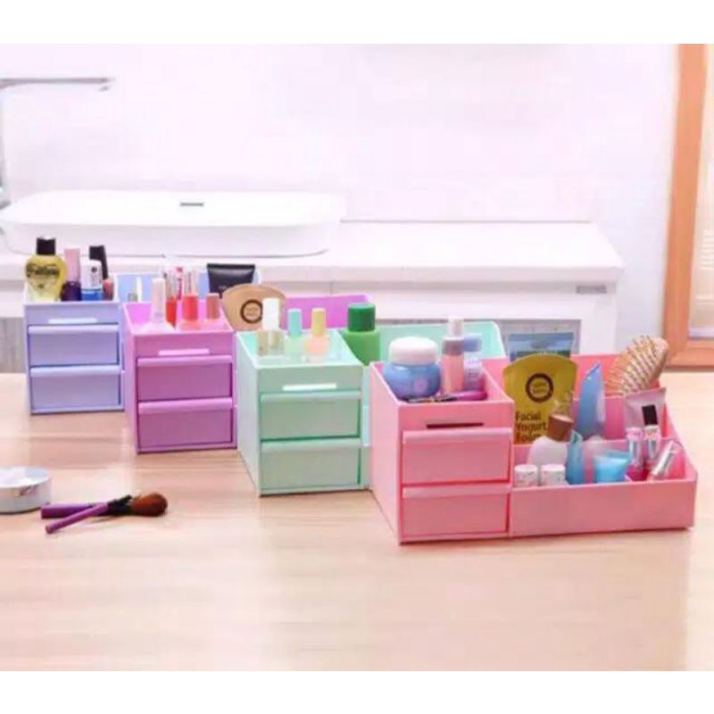 Rak Kosmetik Drawer Kotak Penyimpanan Makeup Organizer make up storage box kosmetik