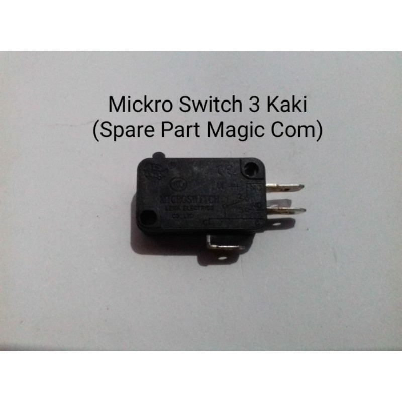 Mikro Micro Swit Switch Otomatis Otomatic  Spare Part Magic Com Rice Cooker Penanak Nasi 3 Kaki