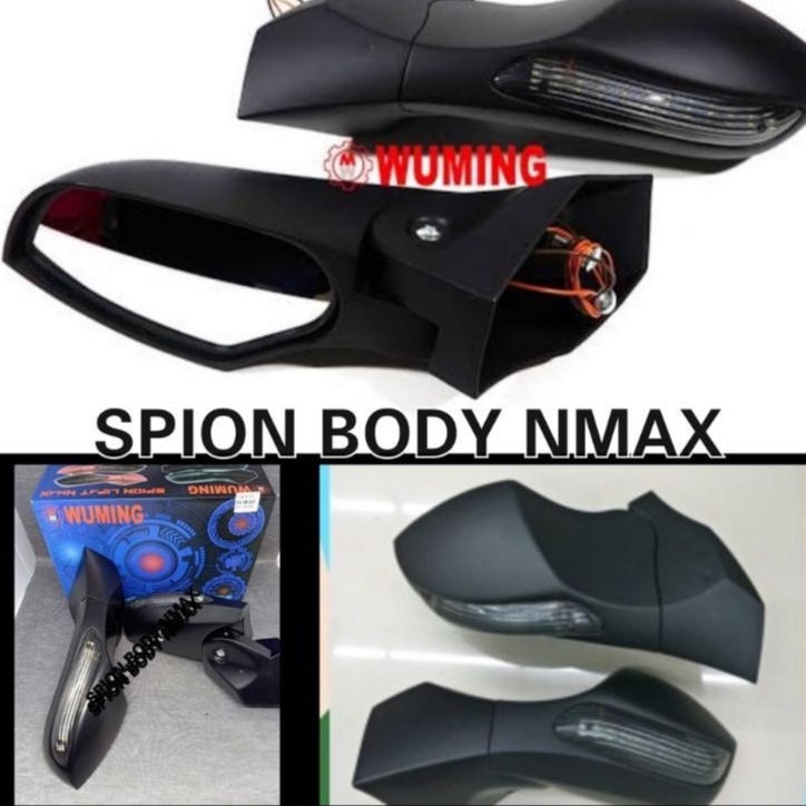 Spion N-MAX lipat old / spion body variasi motor nmax merk akai sepasang