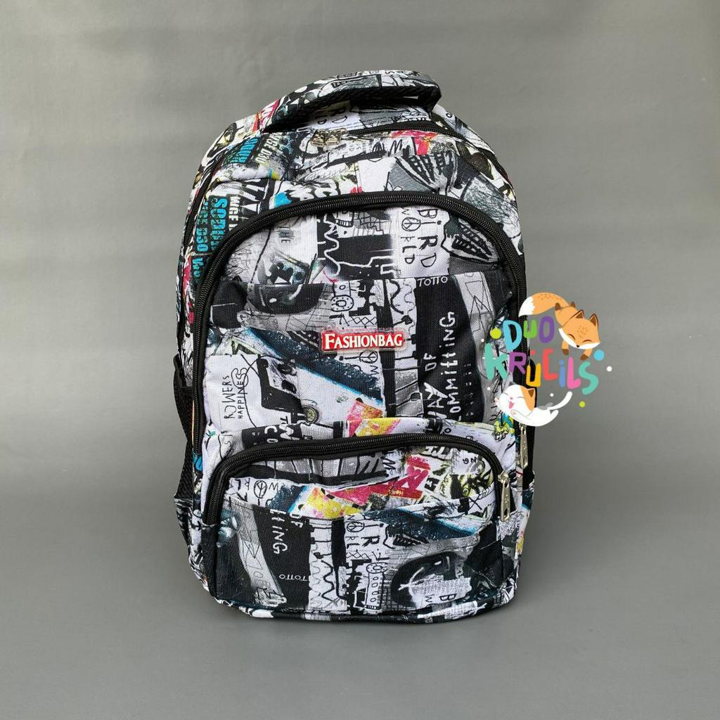 TAS SEKOLAH SD SMP SMA KULIAH ABSTRACT HITAM PUTIH