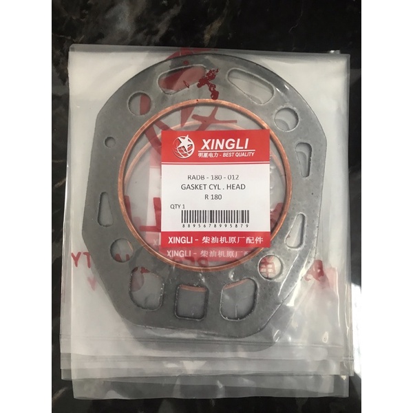 GASKET CYLINDER HEAD/PAK CYLINDER KOP DIESEL DONGFENG R180 8PK