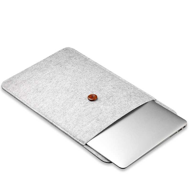 IDN TECH - Rhodey Felt Button Style Sleeve Case Laptop Ultrabook - DA58