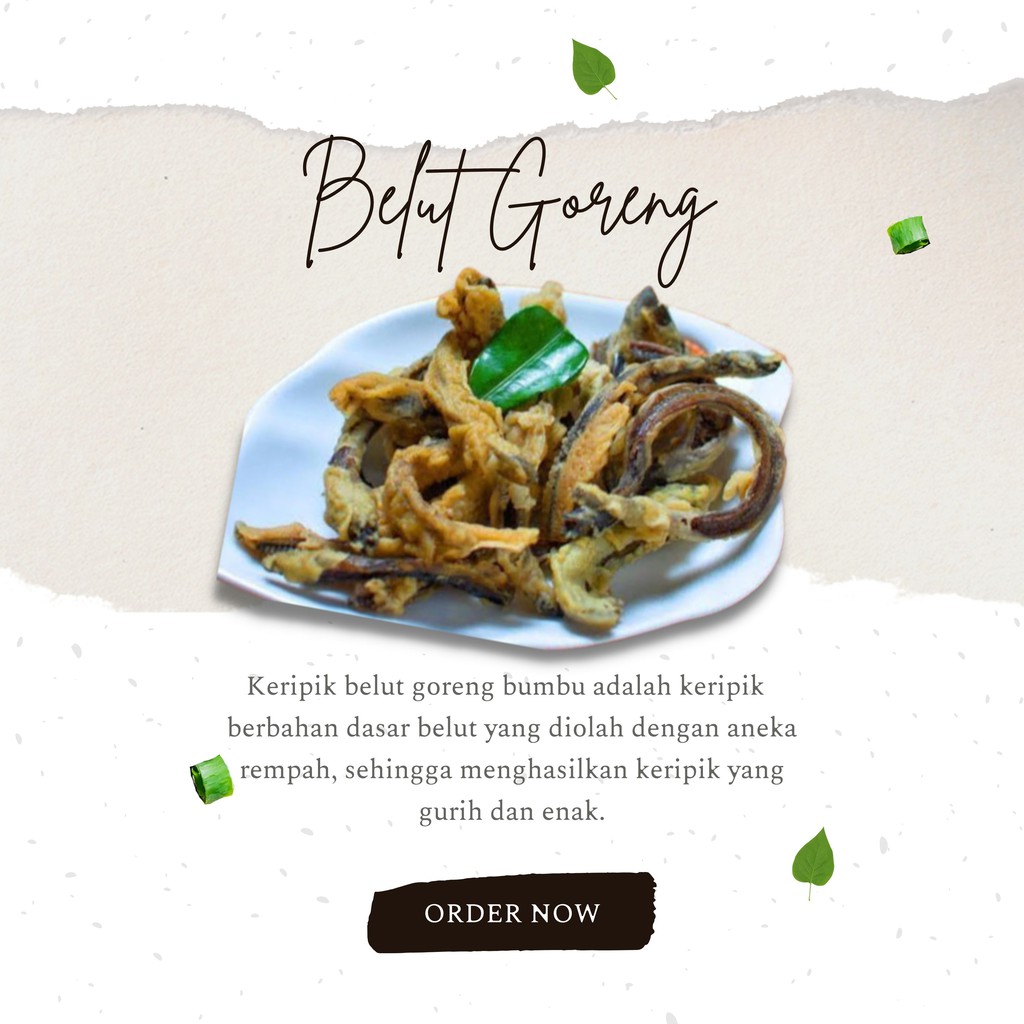 

Belut Goreng Tepung Rizky 200 gr