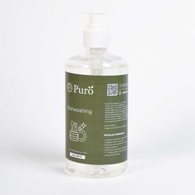 Puro Dishwashing - Sabun Cuci Piring 500 ml