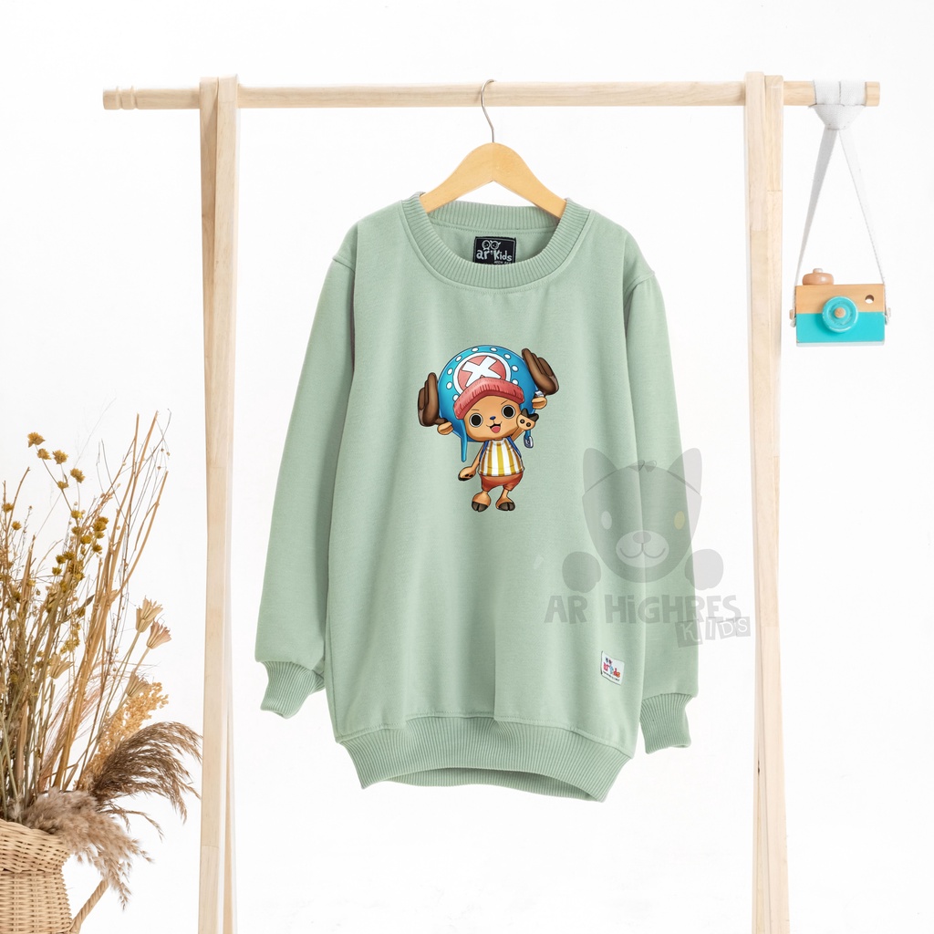 sweater Crewneck Anak Laki-laki / Perempuan termurah Motif Karakter Chopper OP by Arhighres Kids