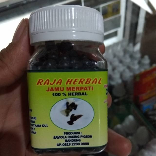 JAMU MERPATI RAJA HERBAL ( 100 HERBAL ALAMI ) 250 Butir