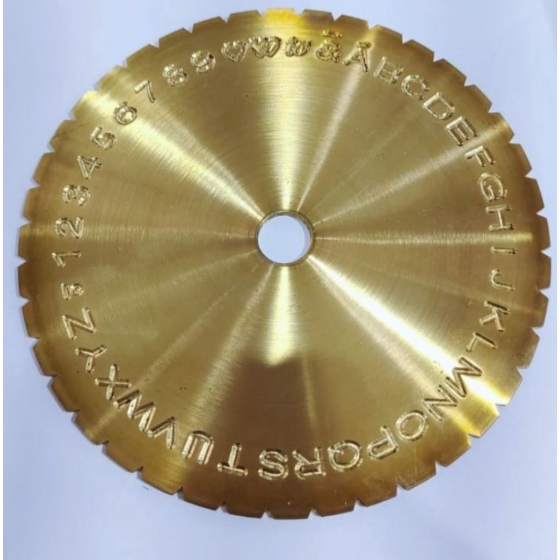 Piringan Mesin Ukir Grafir Nama Cincin