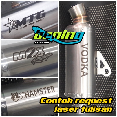 Knalpot Oval pendek 20cm Inlet 38/50mm, Beat, Vario, Scoopy, Nmax, Aerox, PCX, Jupiter, Vega, Supra, dll-4