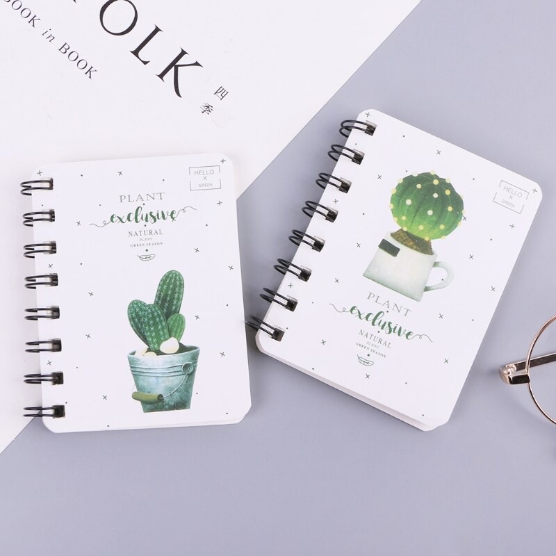 

Free Ongkir ya Cute Cactus Daily Office Supplies Planner Spiral Notebook Diary Notepad qiang