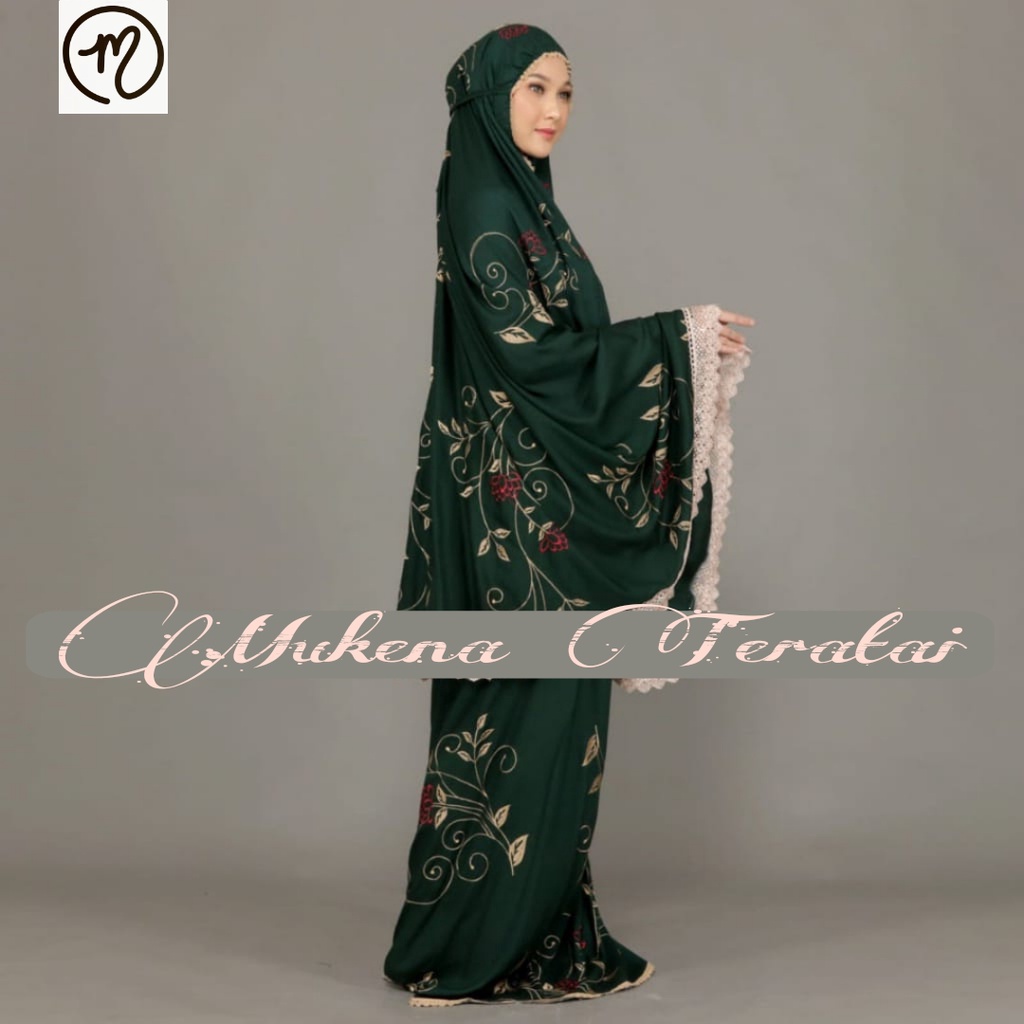 ALMAHIRA - Mukena Dewasa Terbaru Bordir Mewah Platinum Rose || Mukena Dewasa Rayon