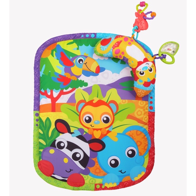 Playgro Zoo Play Time Tummy Mat &amp; Pillow