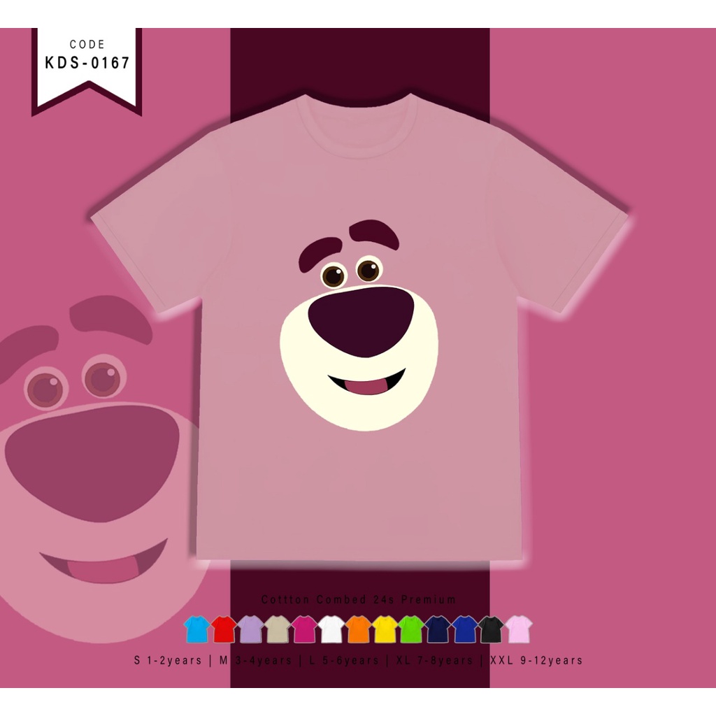 T-SHIRT / KAOS ANAK-ANAK TERMURAH BERGAMBAR TY LOTSO- TERIMA CUSTOM KAOS KELUARGA
