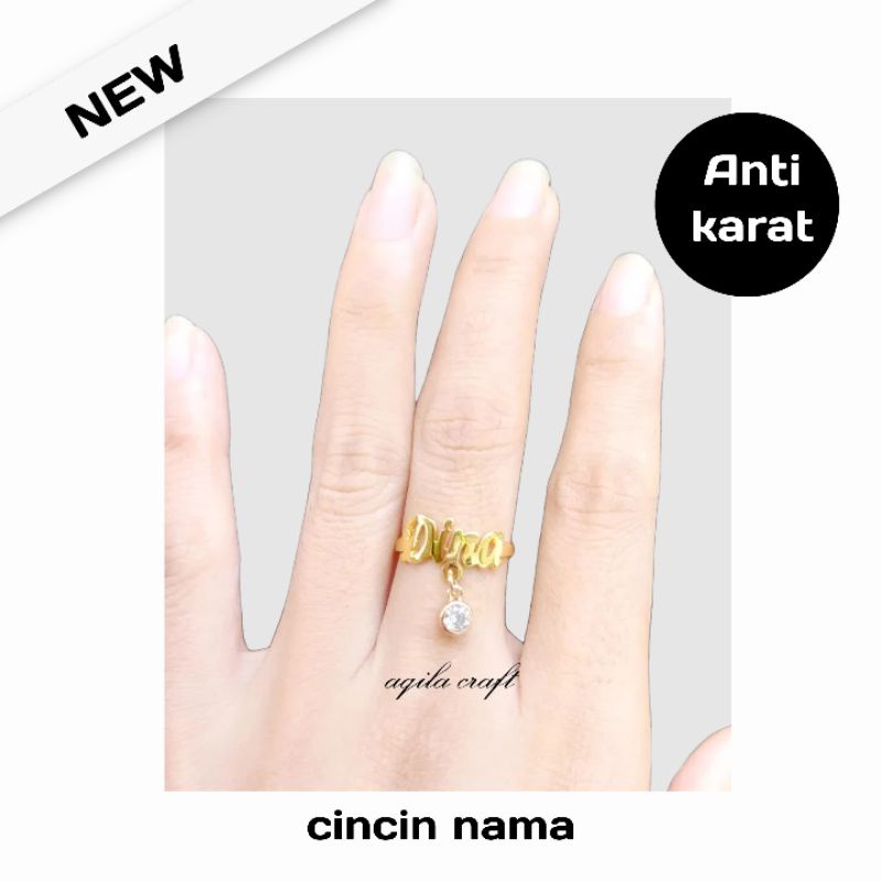 CINCIN NAMA CINCIN LAPIS EMAS CINCIN CUSTOME NAMA CINCIN KEKINIAN