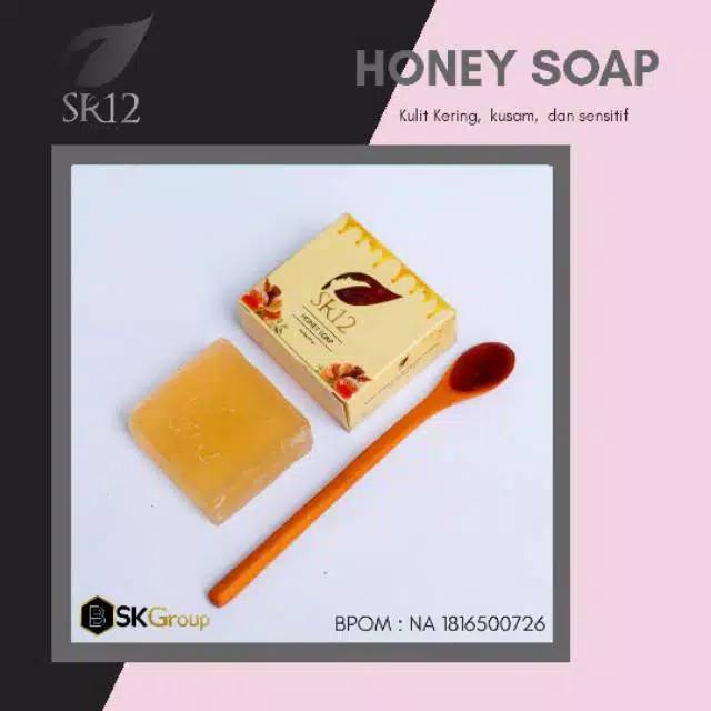 SABUN MADU HERBAL SR12 HONEY SOAP Alami Sabun Pencerah Wajah Sabun BPOM Herbal Sehat BLILA