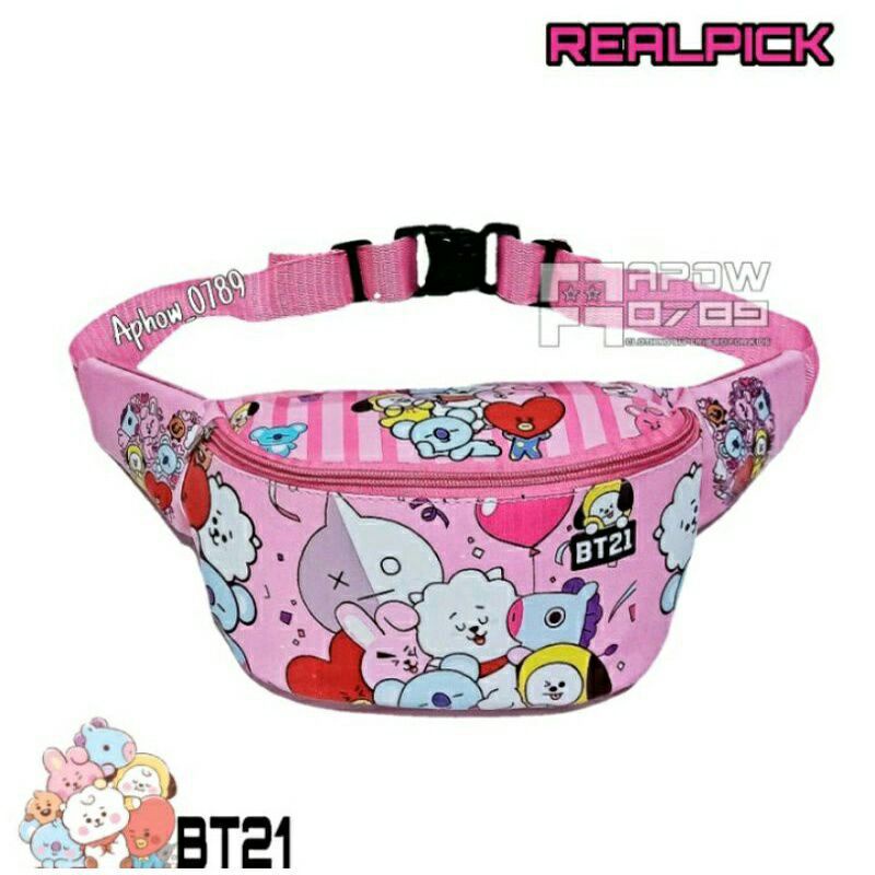 Tas Ransel Sekolah Anak Perempuan TK SD Karakter Boba Bt21 Murah