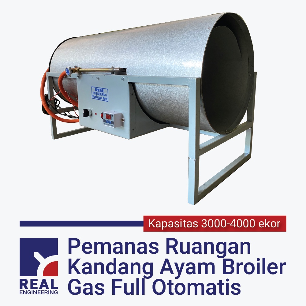 Pemanas Kandang Ayam Broiler Bahan Bakar Gas Full Otomatis