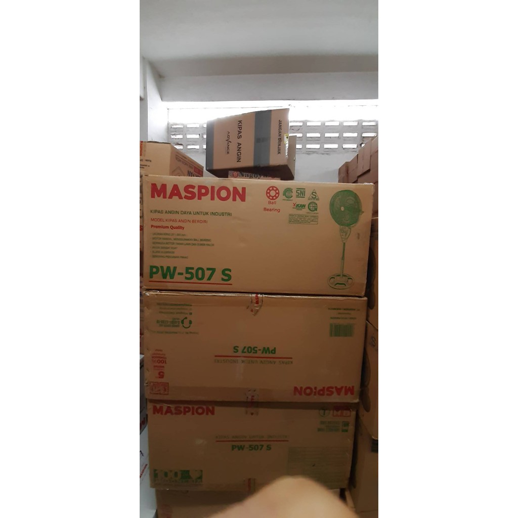 Maspion Kipas Angin Berdiri Power Stand Fan Industri 20inch PW-507 S