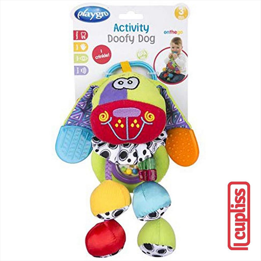 Playgro 105545 Zany Zoo Activity Doofy Dog Mainan Bayi