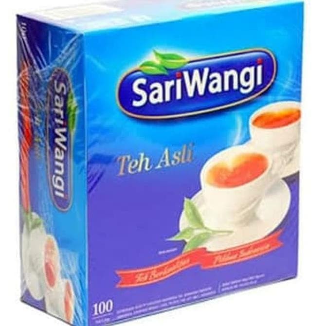 Sariwangi Teh Asli Teh Celup/ Teh Kantong Celup/ Sariwangi Teh Asli 1 Kotak 100 pcs