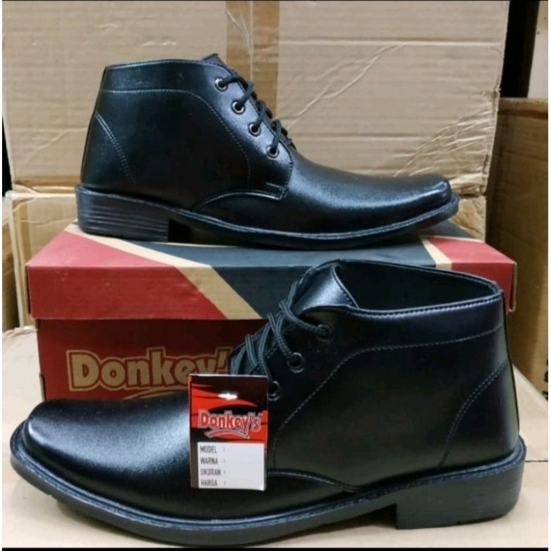 Sepatu Pantofel Boots Pria Formal Pantofel PDH Donkey