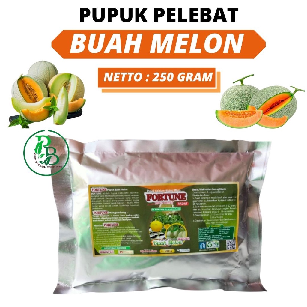 Pupuk untuk melon yang bagus, Nutrisi FORTUNE agar tanaman cepat berbunga