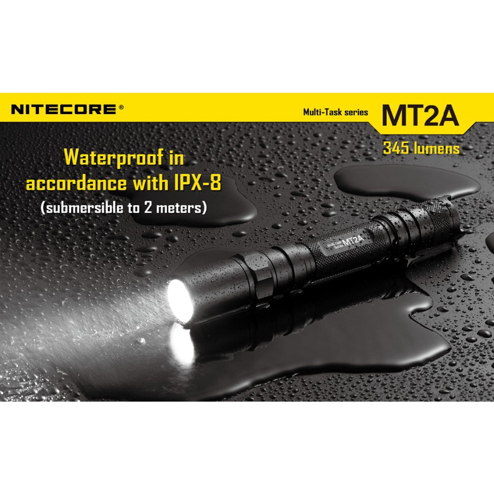 Nitecore Senter Led MT2A Senter LED Superterang CREE XP-G2 345 Lumens