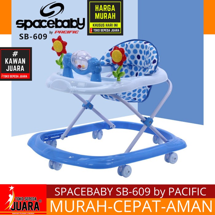 Promo BABY WALKER SPACEBABY SB-609 BY PACIFIC Berkualitas