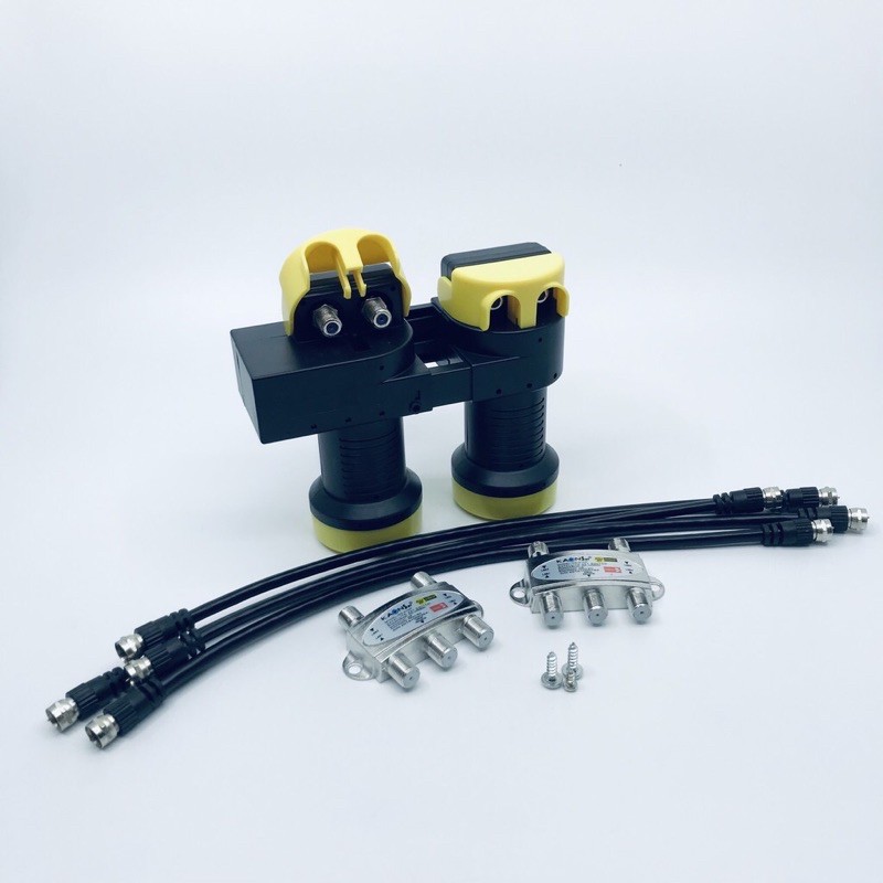 LNB Monoblock Premium Kaonsat KU-Band  2 Satelit 2 receiver GT2202