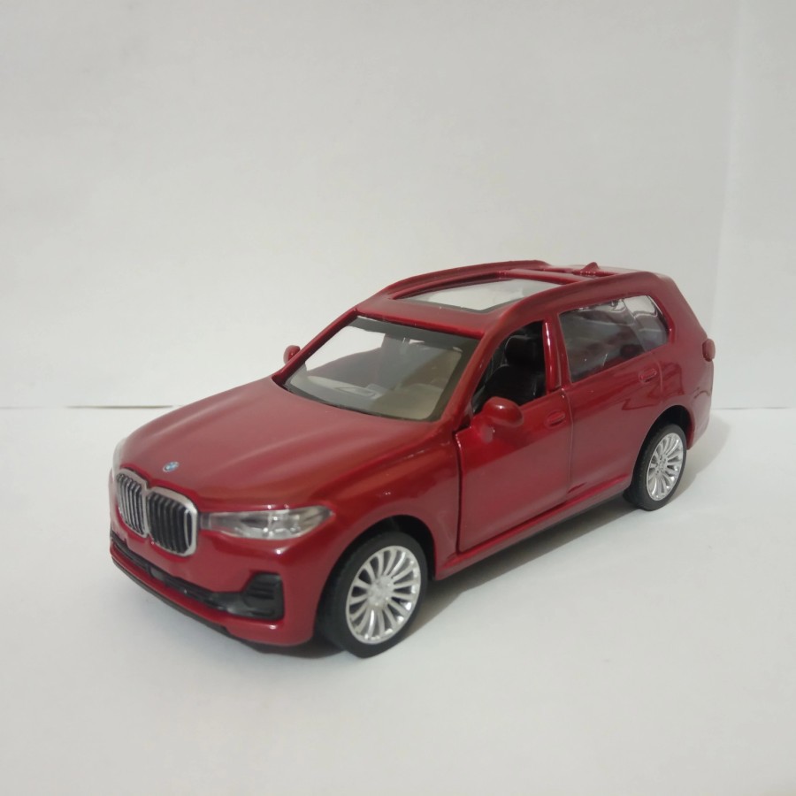 Diecast BMW X7 miniatur mobil sport Apolo mainan mobil bahan besi 1:44 murah
