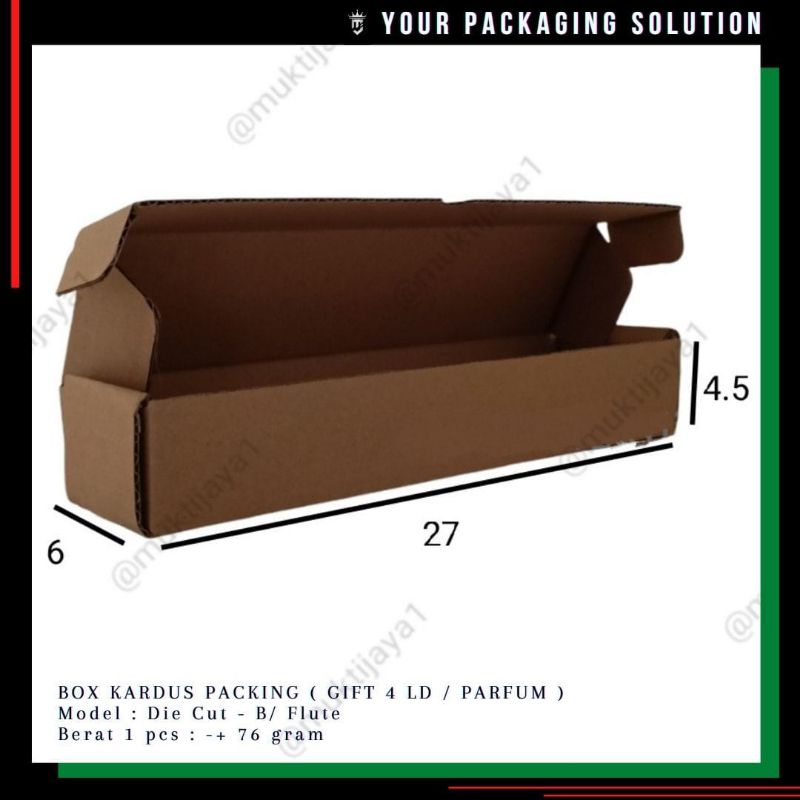 

BOX GIFT 4 (PARFUM) • 27x6x4.5cm • Kotak/ Kardus/ Karton