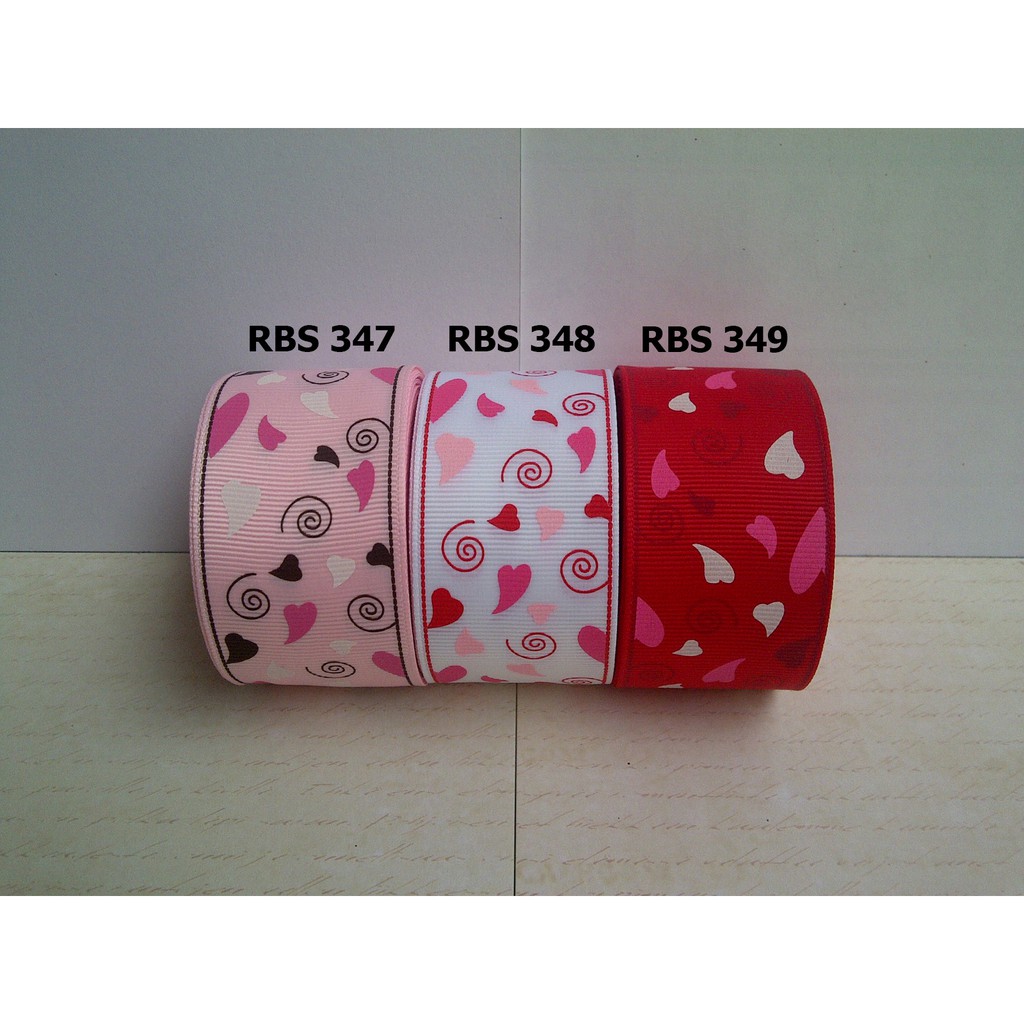 

[10 YARD] PITA GROSGRAIN MOTIF LOVE SALE RBS 347,348,349