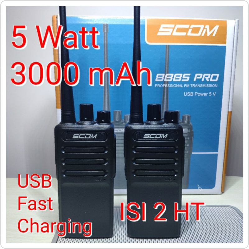 Walkie talkie HT SCOM  888s PRO (1 box isi 2 HT) RESMI IJIN KOMINFO