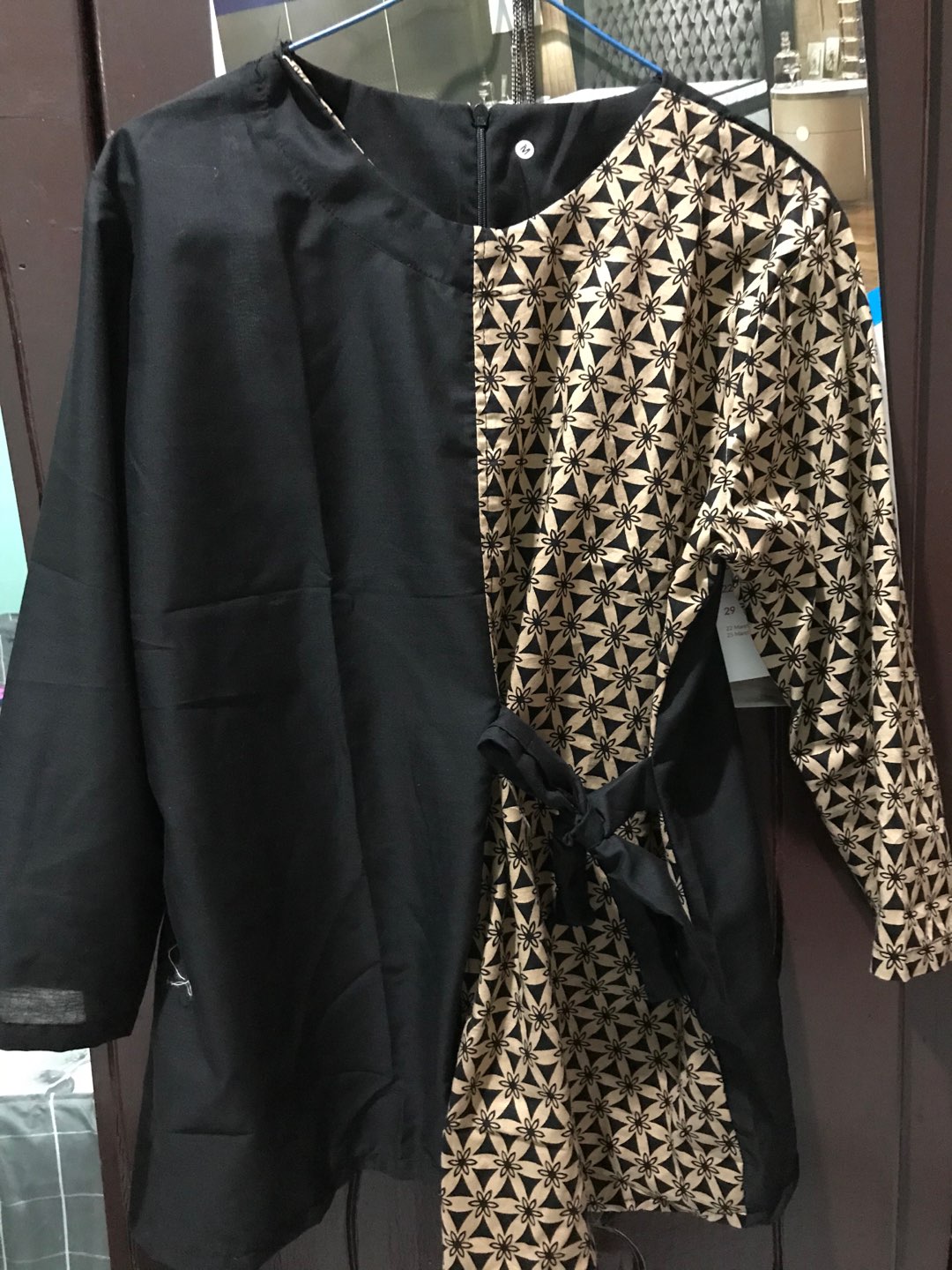 Batik Wanita Asj Sa Hrb026 Kenongo Kemeja Tosca Pendek