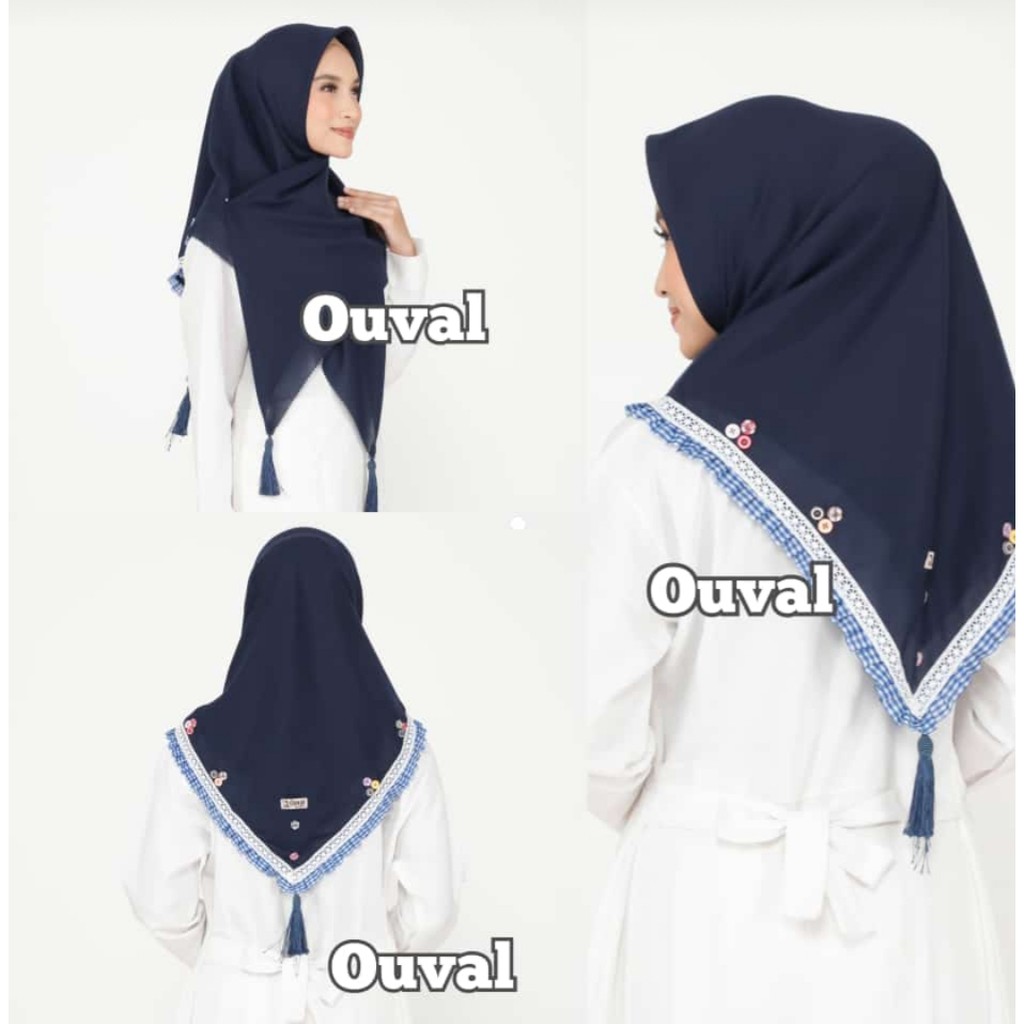 HIJAB SEGI EMPAT OUVAL SHARMA