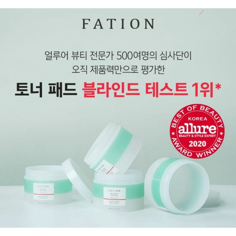 Fation Aqua Biome Toner Pad [Free OFFICIAL PC Cha Eun Woo]