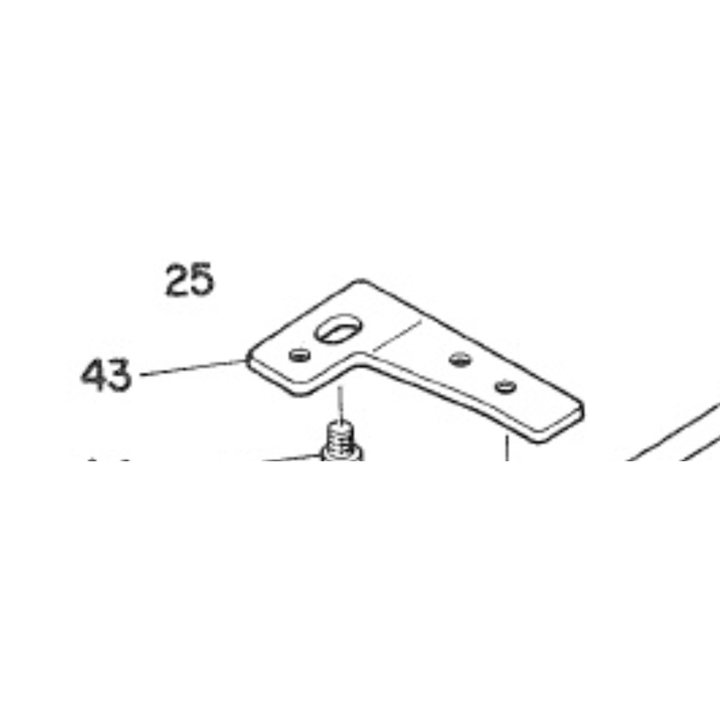 110-45705 Lower Wire Holder Bracket (Hand Lifter Components) Mesin Jahit Industri Juki DLD-5430N-7 / DLD-5430N 11045705