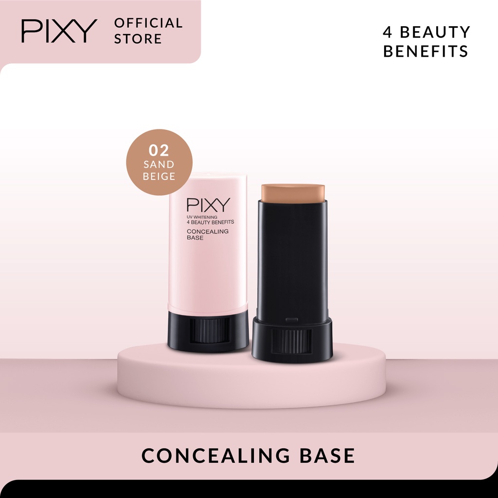 PIXY UVW Concealing Base - 02 Sand Beige (4 Beauty Benefit)