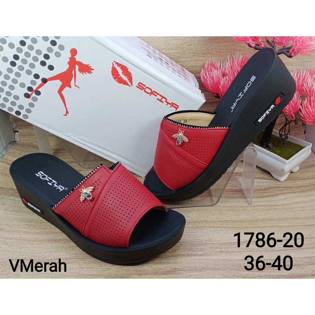 Sandal wedges import sofiya 1786-20-1