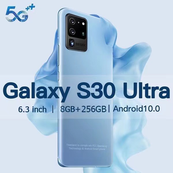 Galaxy HP S20 Ultra 5G Ponsel Baru Jaminan Kualitas RAM 8GB ROM 256GB Original Siswa Belajar Ponsel 