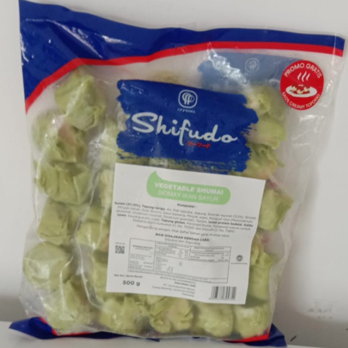 

Shifudo Siomay Sayur 500 gram .