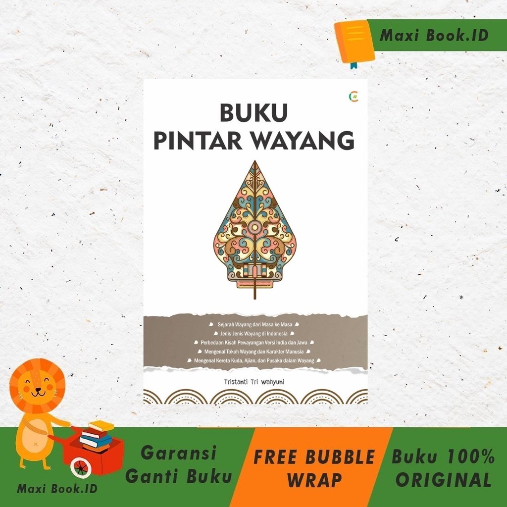 Diskon : Buku Sekolah / Pengetahuan Umum / Buku Wayang : Buku Pintar Wayang