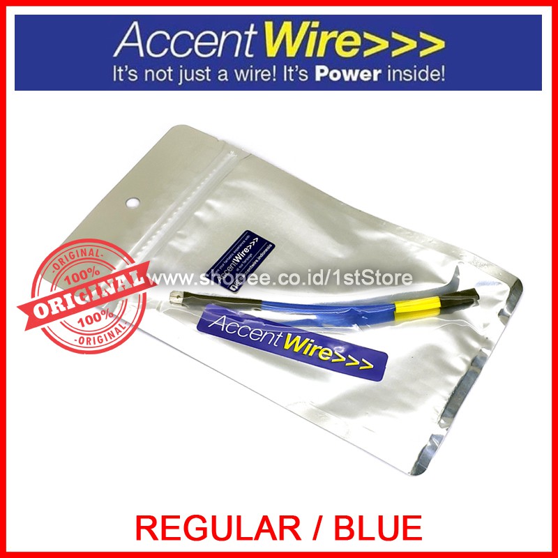 ORIGINAL ACCENT WIRE REGULAR BLUE KABEL SETAN KOIL NMAX AEROX ADV R15 GSX R150 NINJA CBR 150R RR ORI