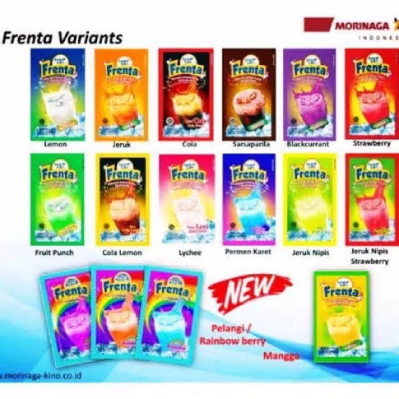 

segar sari frenta minuman serbuk 10pcs