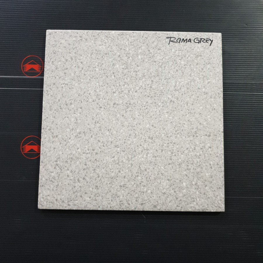 keramik lantai 25x25 ASIA TILE ROMA GREY abu kasar unik